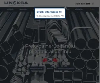 Linoksa.lt(Aliuminis Vilnius) Screenshot