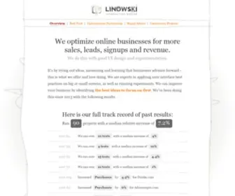 Linowski.ca(Linowski Interaction Design is a Toronto (Canada)) Screenshot