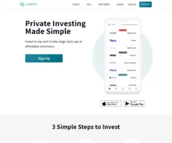 LinqTo.com(Private Market Investing Platform) Screenshot