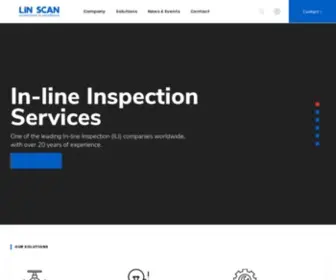 Linscaninspection.com(LIN SCAN Advanced Pipelines and Tanks Services) Screenshot