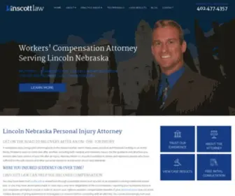 Linscottlaw.com(Lincoln Workers Compensation Lawyer) Screenshot