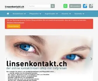 Linsenkontakt.ch Screenshot