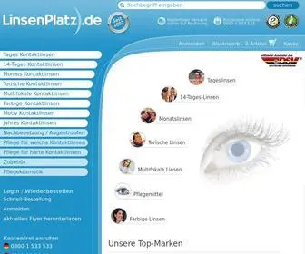 Linsenplatz.de(Kontaktlinsen) Screenshot