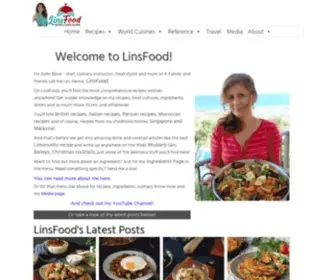 Linsfood.com(Food) Screenshot