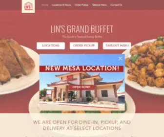 Linsrestaurant.com(Lin's Grand Buffet) Screenshot