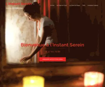 Linstantserein.com(L'Instant Serein) Screenshot