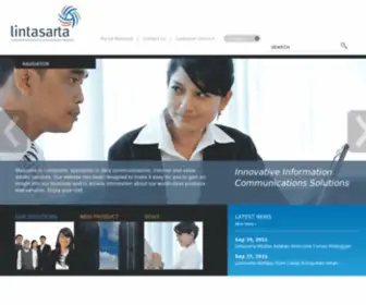 Lintasarta.co.id(Indonesian data center) Screenshot