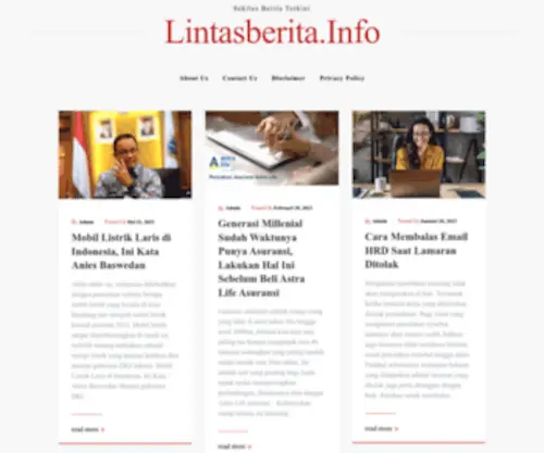 Lintasberita.info(Lintasberita info) Screenshot