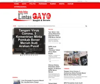 Lintasgayo.com(Media Online Berita Gayo) Screenshot