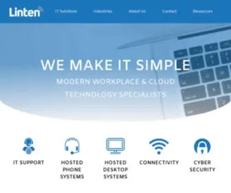 Linten.co.uk(Business IT Support Services) Screenshot