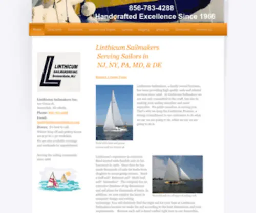 Linthicumsailmakers.com(Linthicum Sailmakers Inc) Screenshot