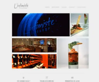 Lintimiste.ca(Restaurants à Lévis Québec) Screenshot