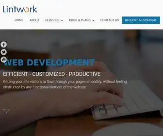 Lintwork.com(Your HRPanel account is active) Screenshot