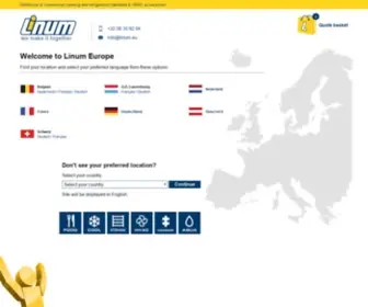Linum.eu(Benodigdheden horeca) Screenshot