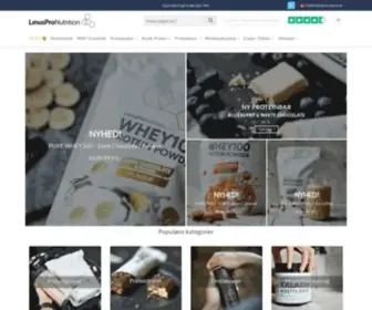 Linuspro.dk(LinusPro Nutrition) Screenshot