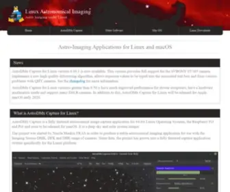 Linux-Astro-Imaging.uk(Astronomical Imaging) Screenshot