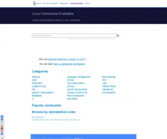 Linux-Commands-Examples.com(Linux commands examples) Screenshot