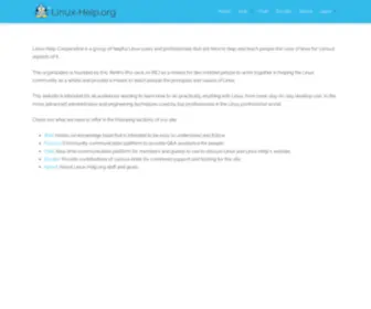 Linux-Help.org(Linux-Help Cooperative) Screenshot