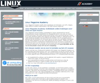 Linux-Online-Academy.nl(Linux Magazine Academy) Screenshot