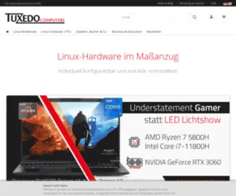 Linux-Onlineshop.de(TUXEDO Computers) Screenshot