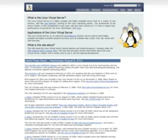 Linux-VS.org(The Linux Virtual Server Project) Screenshot