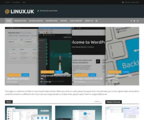Linux.uk(News and Events for all things Linux) Screenshot