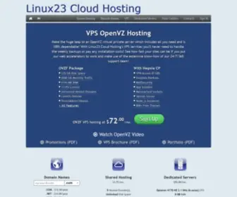 Linux23.com(Linux downloads) Screenshot
