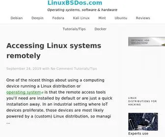 Linuxbsdos.com(Operating systems) Screenshot