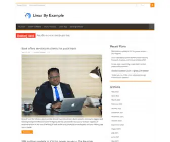 Linuxbyexample.org(Linux By Example) Screenshot