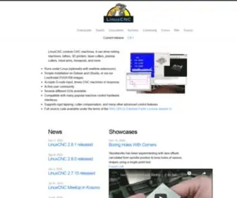 Linuxcnc.org(Linuxcnc) Screenshot