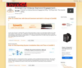 Linuxcnf.com(The Linux Guide) Screenshot
