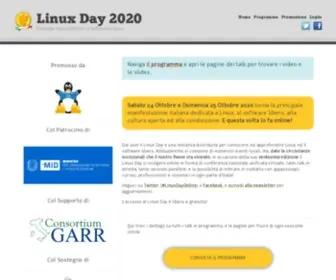 LinuxDay.it(Linux Day 2020) Screenshot