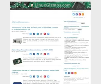 Linuxgizmos.com(Embedded Linux news & devices) Screenshot