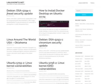 Linuxhowto.net(Linux) Screenshot
