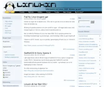 Linuxin.dk(Information om Linux) Screenshot