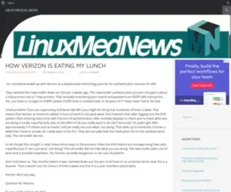 Linuxmednews.com(Linux Medical News) Screenshot
