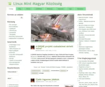Linuxmint.hu(Linux Mint Magyar K) Screenshot