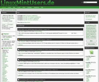 Linuxmintusers.de(Einführung) Screenshot
