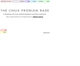 Linuxproblem.org(The Linux Problem Base) Screenshot