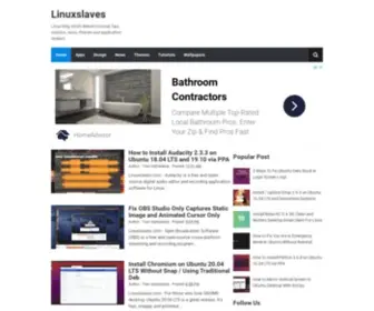 Linuxslaves.com(Learn linux) Screenshot
