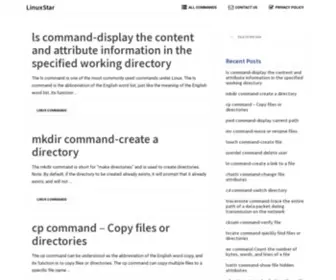 Linuxstar.info(Learn Linux From Experts) Screenshot