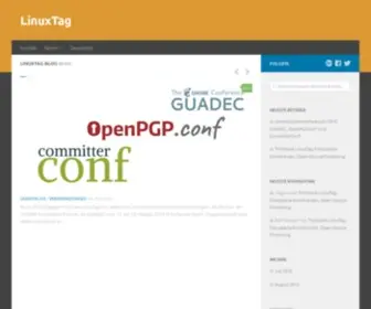 Linuxtag.org(News und Updates vom LinuxTag e.V) Screenshot