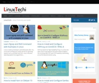 Linuxtechi.com(Linux Howtos) Screenshot