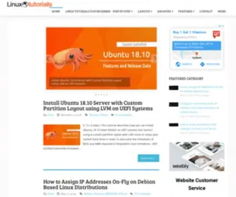 Linuxtutorials.net(Linux Tutorials for Beginner) Screenshot