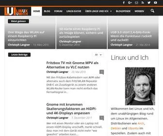 Linuxundich.de(Linux und ich ist ein Blog) Screenshot