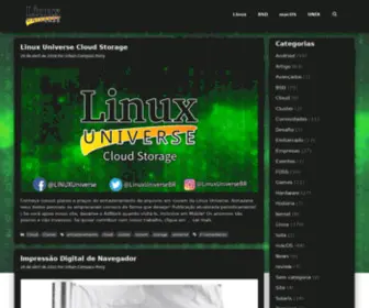 Linuxuniverse.com.br(Linux Universe) Screenshot