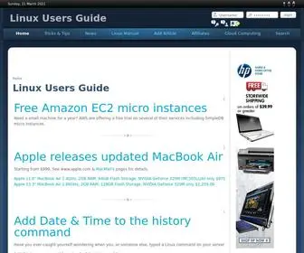 Linuxusersguide.com(Linux Users Guide) Screenshot