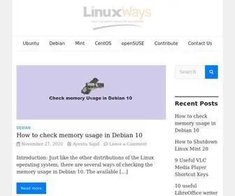 Linuxways.net(How-tos and tutorials for sys admins) Screenshot