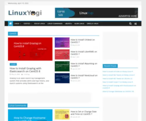 Linuxyogi.com(LinuxYogi is a platform that publishes Linux based FOSS (Free Open Source Software)) Screenshot