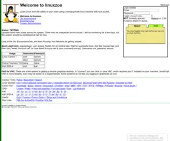 Linuxzoo.net(linuxzoo) Screenshot